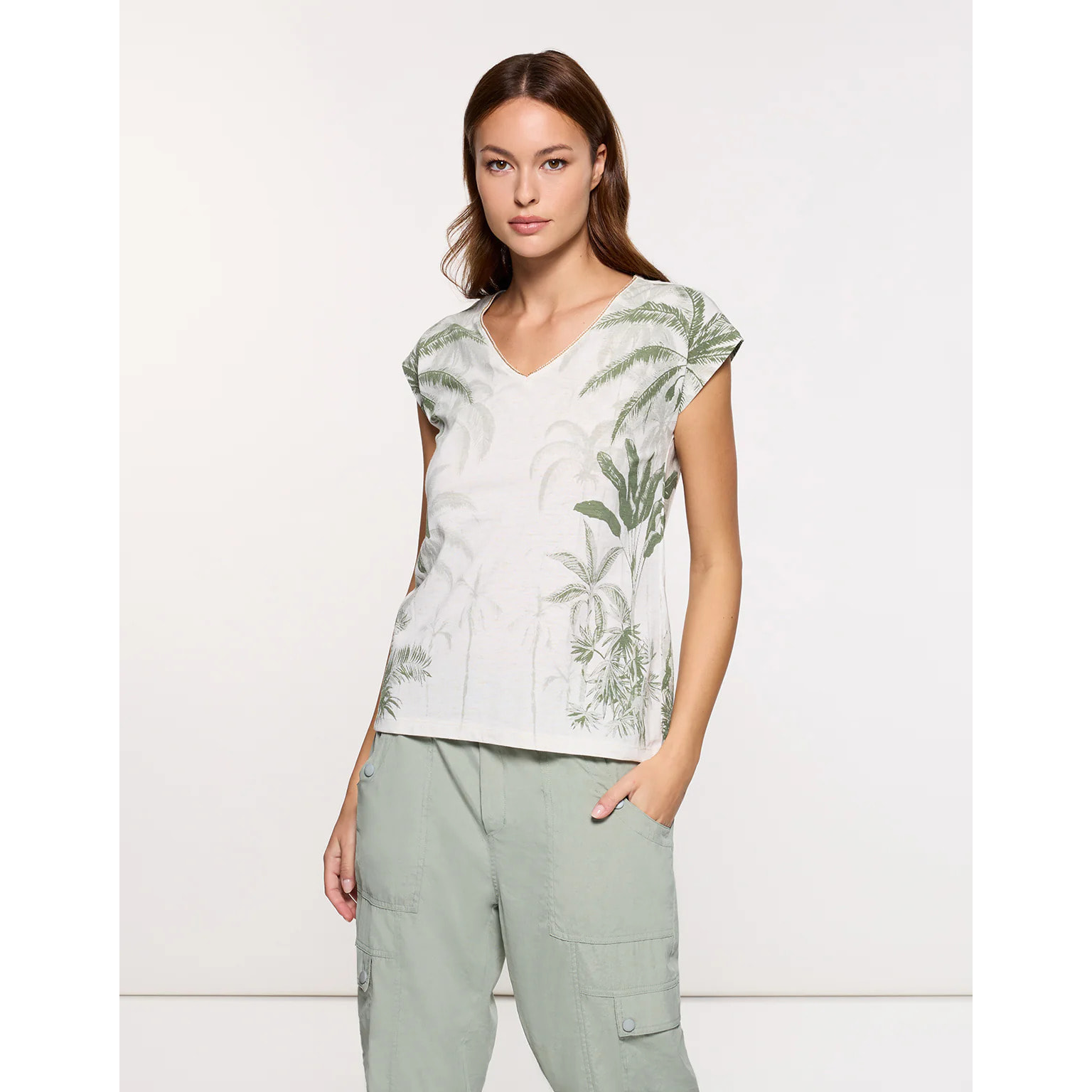 Camiseta Manga Corta Verde - Leaverna