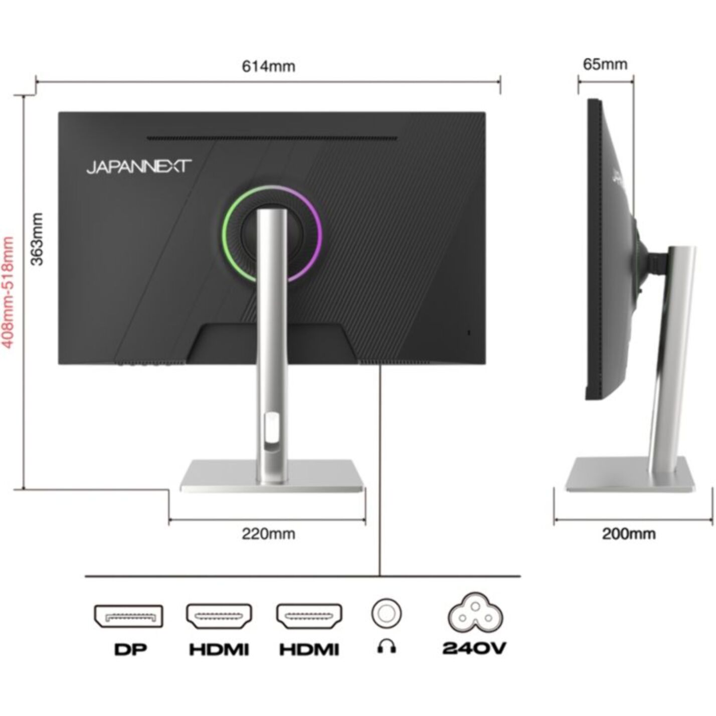 Ecran PC Gamer JAPANNEXT JN-I270FHD200F-HSP 27''