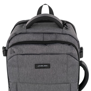 Mochila Viaje Cabina Jaslen Leeds Gris