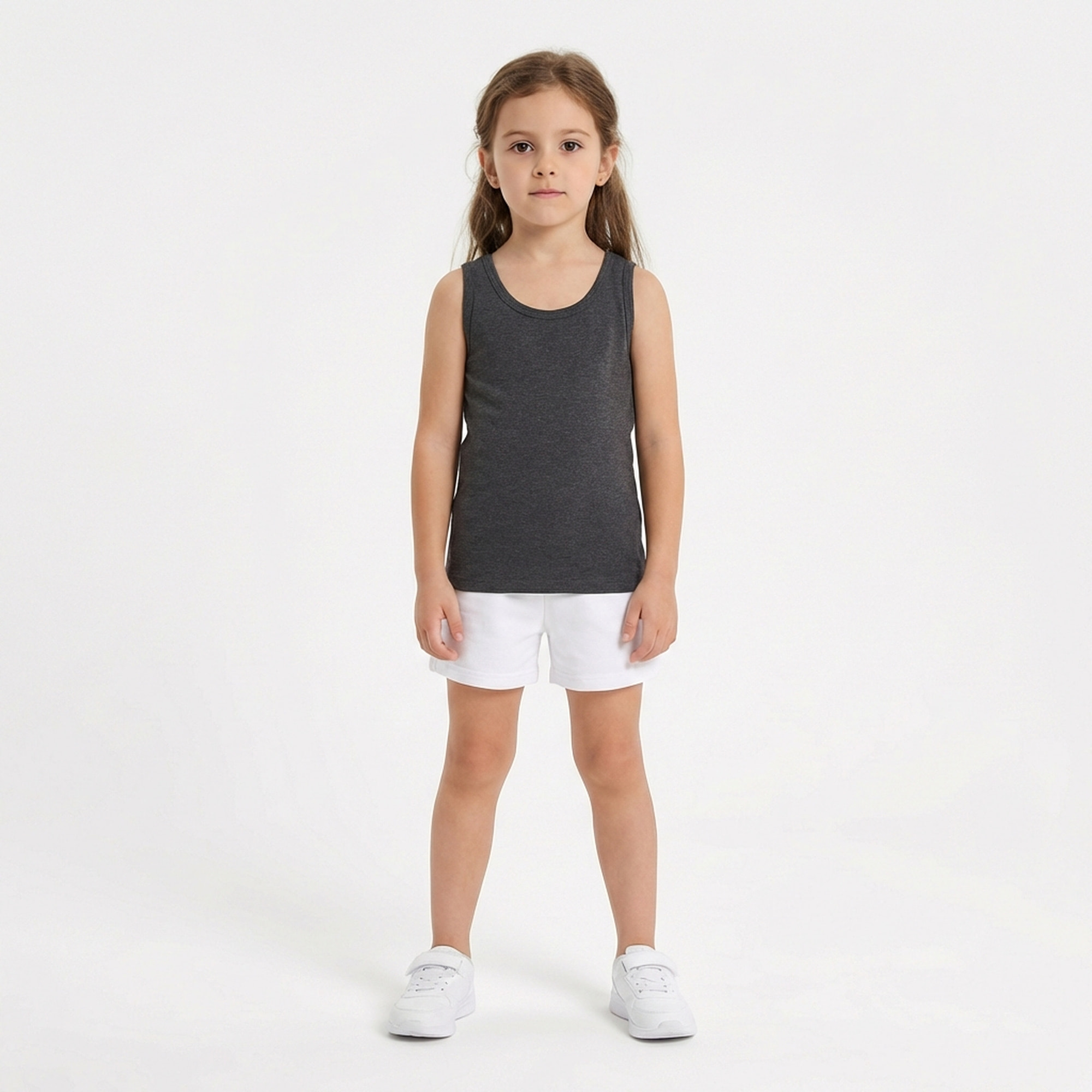 Canotta palestra da donna RAITA grigio scuro