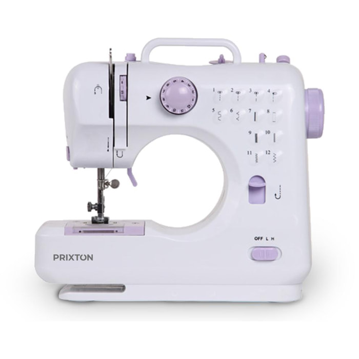 Máquina de Coser Portátil P110 PRIXTON 12 puntadas diferentes