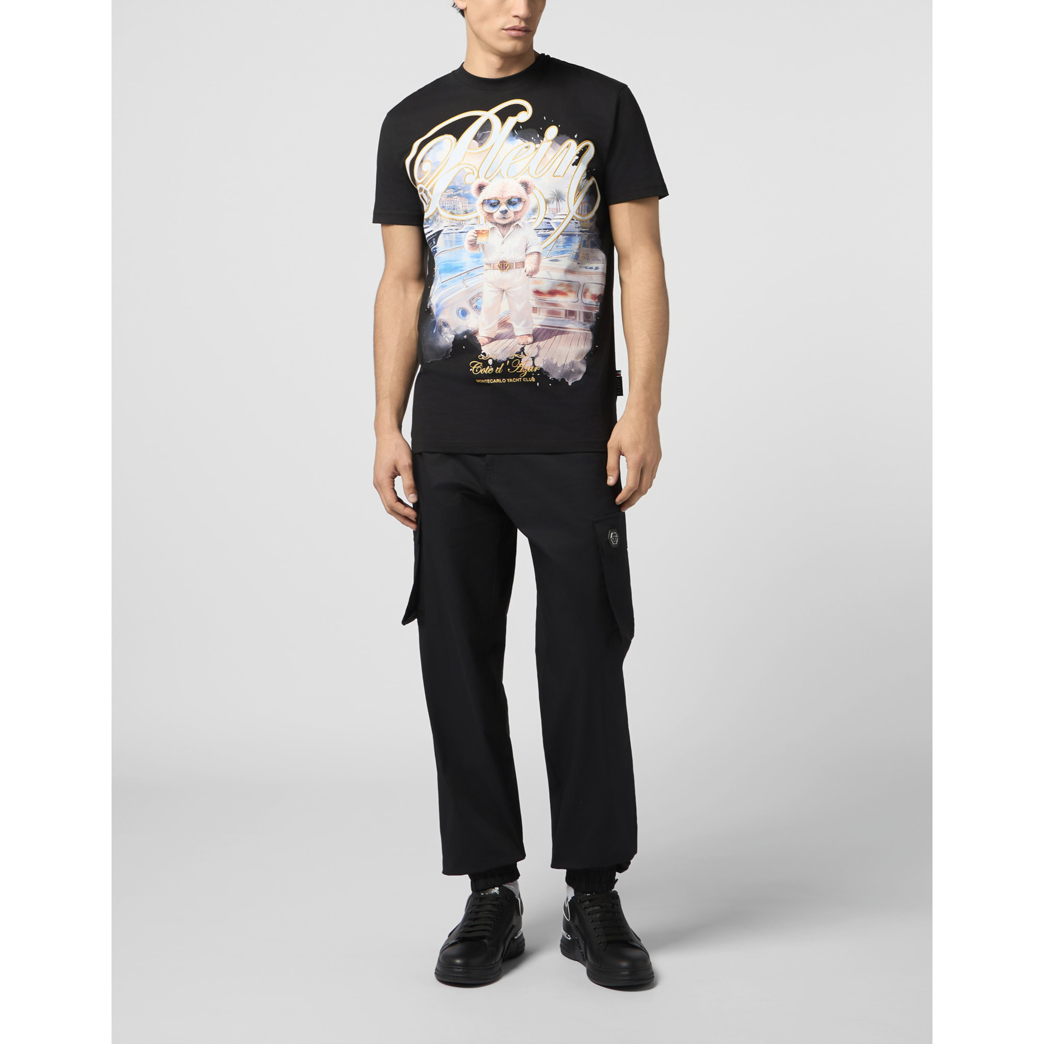 PHILIPP PLEIN Round Neck T-Shirt Teddy Bear
