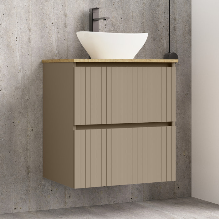 Conjunto de baño Hali Alday, 60 cm, Fango