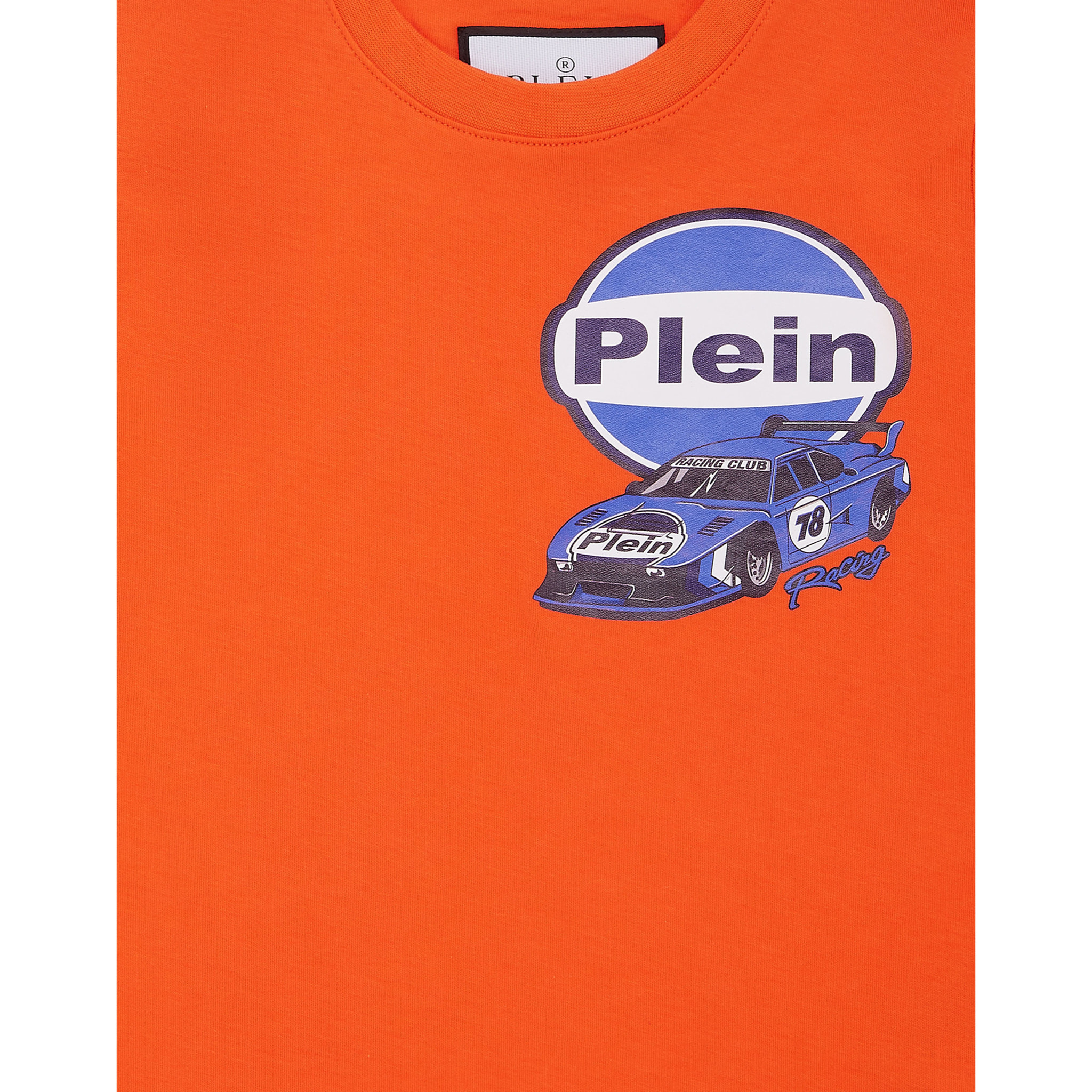 PHILIPP PLEIN T-Shirt Round Neck Ss RACING