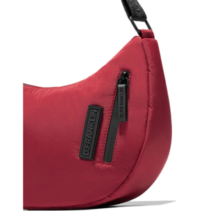 Bolso Cruzado Round Nylon Rojo
