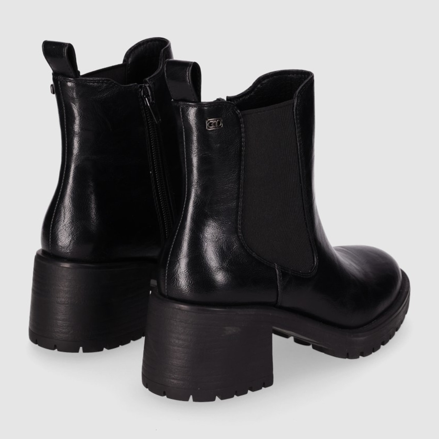 Botines - Negro - Tacón: 5 cm