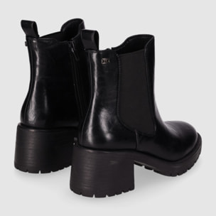 Botines - Negro - Tacón: 5 cm