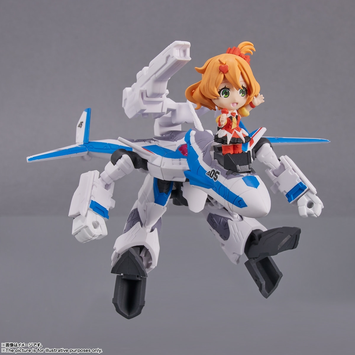 Macross Vf-31j Siegfried Freyja Tiny Ses Action Figura Bandai