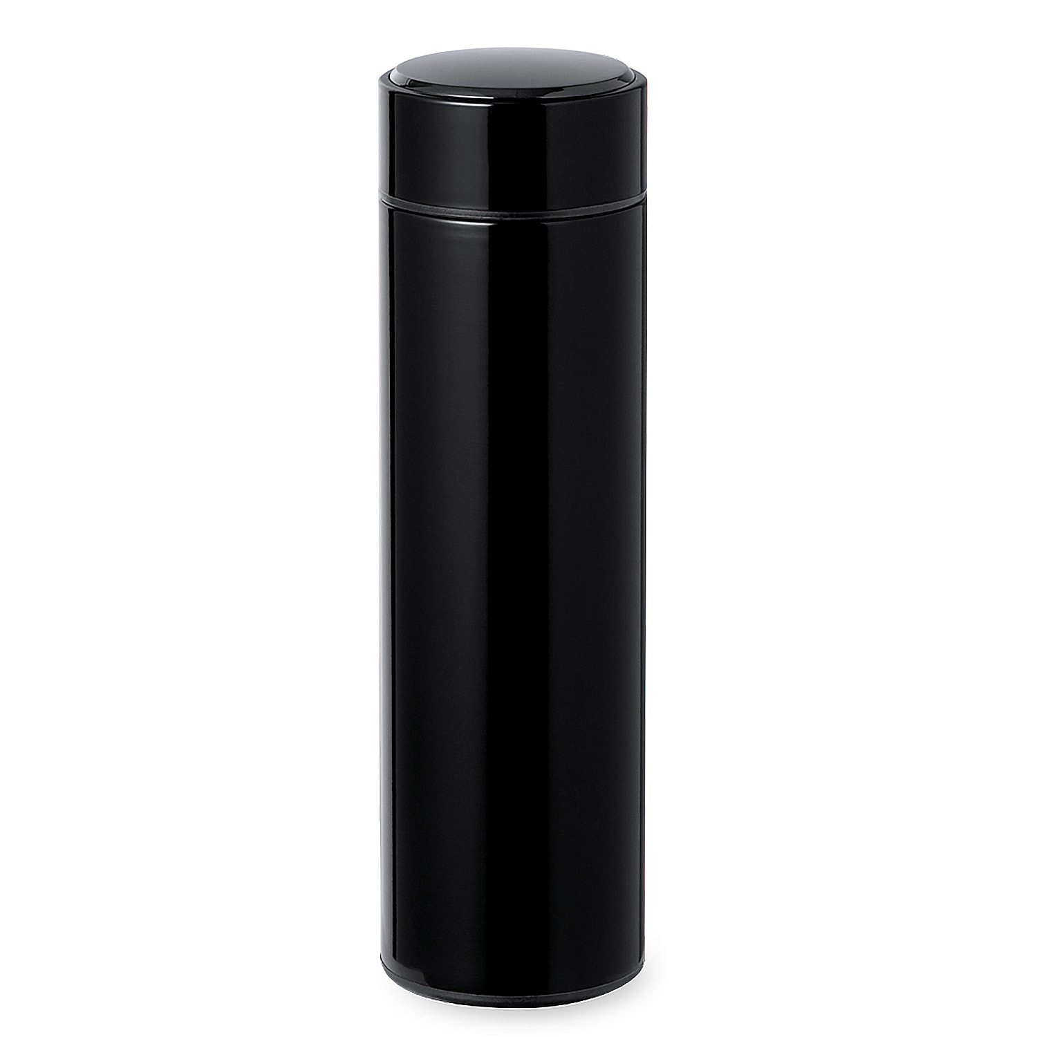 Termo en alta calidad de doble pared y 450 ml de capacidad, con medidor de temperatura táctil integrado en tapón. Libre de BPA.