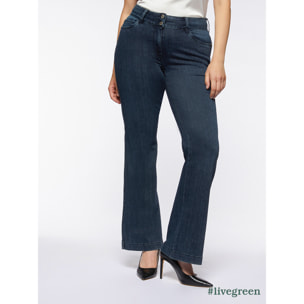 Fiorella Rubino - Jeans flare Turchese - Blu