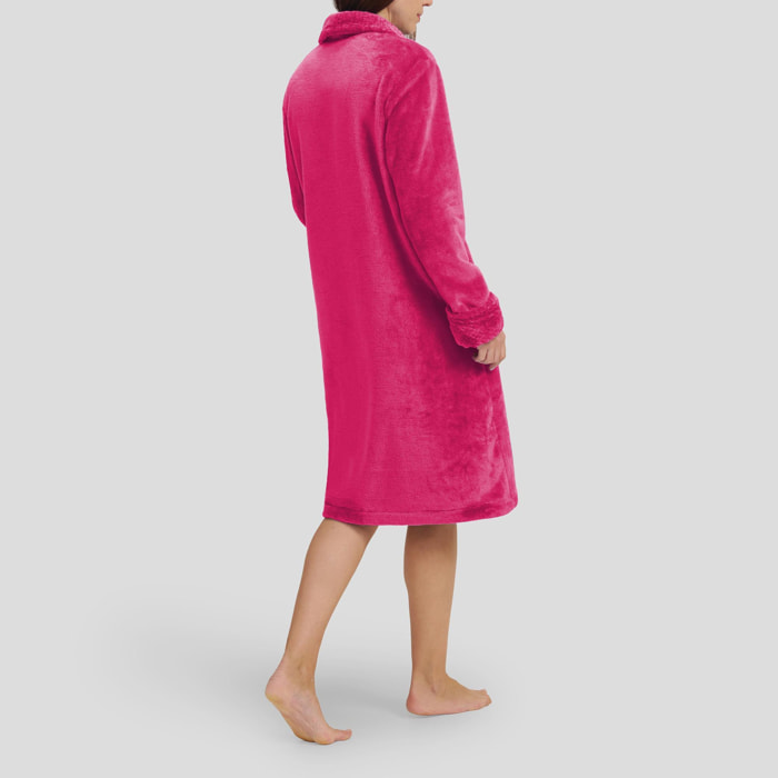 Bata larga Fucsia