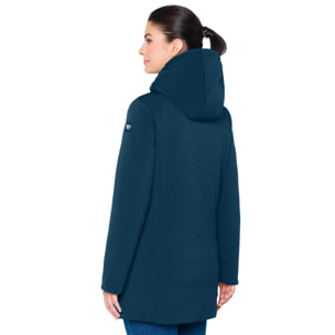Parka JAQUELINE imbottito impermeabile blu chiaro