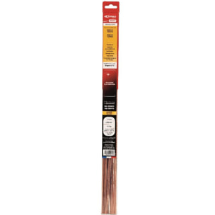 Baguettes EXPRESS Argent 2% - Ø 2 mm x L 500 mm - Blister de 0.5 kg - Assemblage Cuivre/Cuivre - Cuivre/Lation - GE202C
