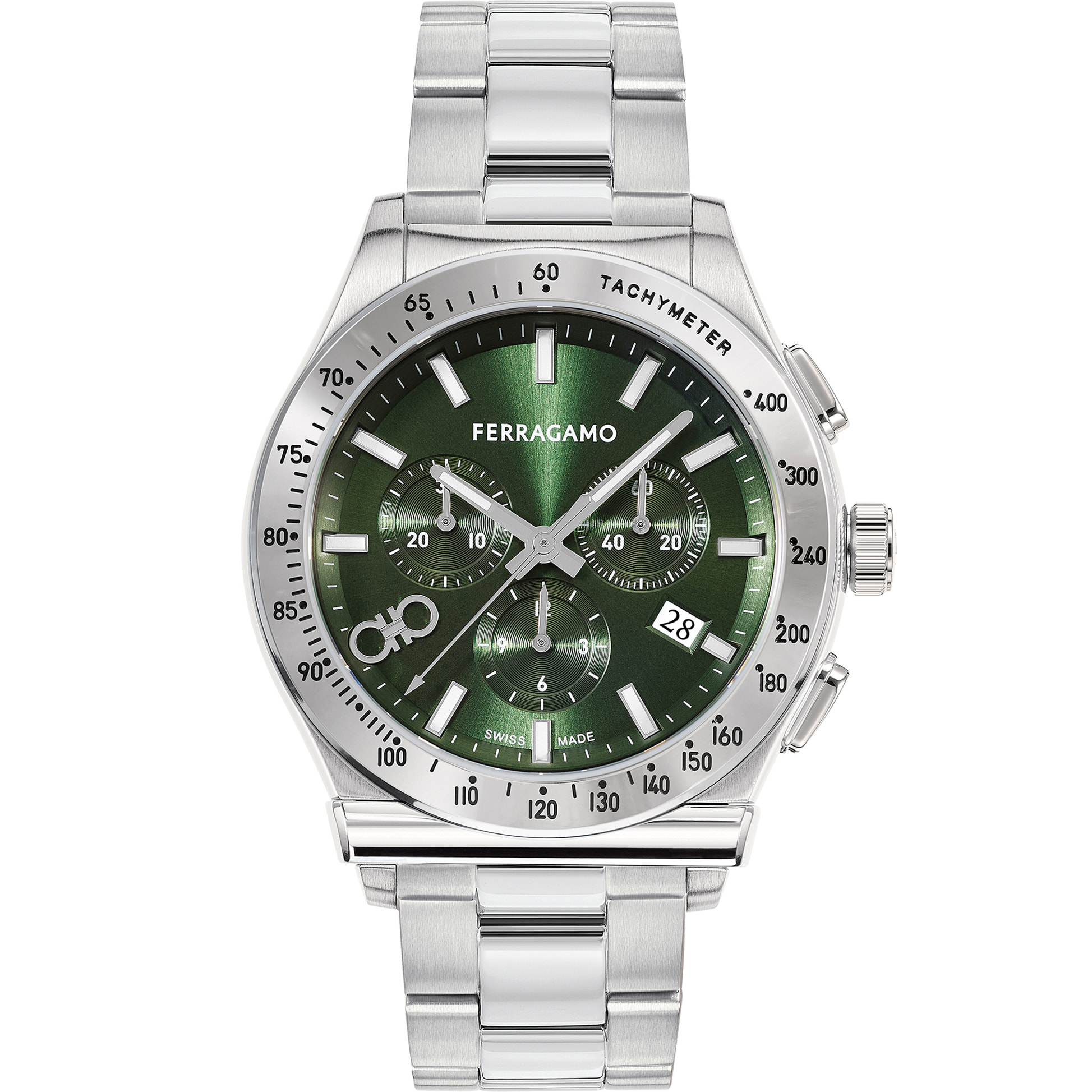 Ferragamo Quartz Chronograph Watch Kz-1927 Chrono 42Mm-Fw