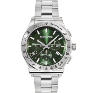 Ferragamo Quartz Chronograph Watch Kz-1927 Chrono 42Mm-Fw