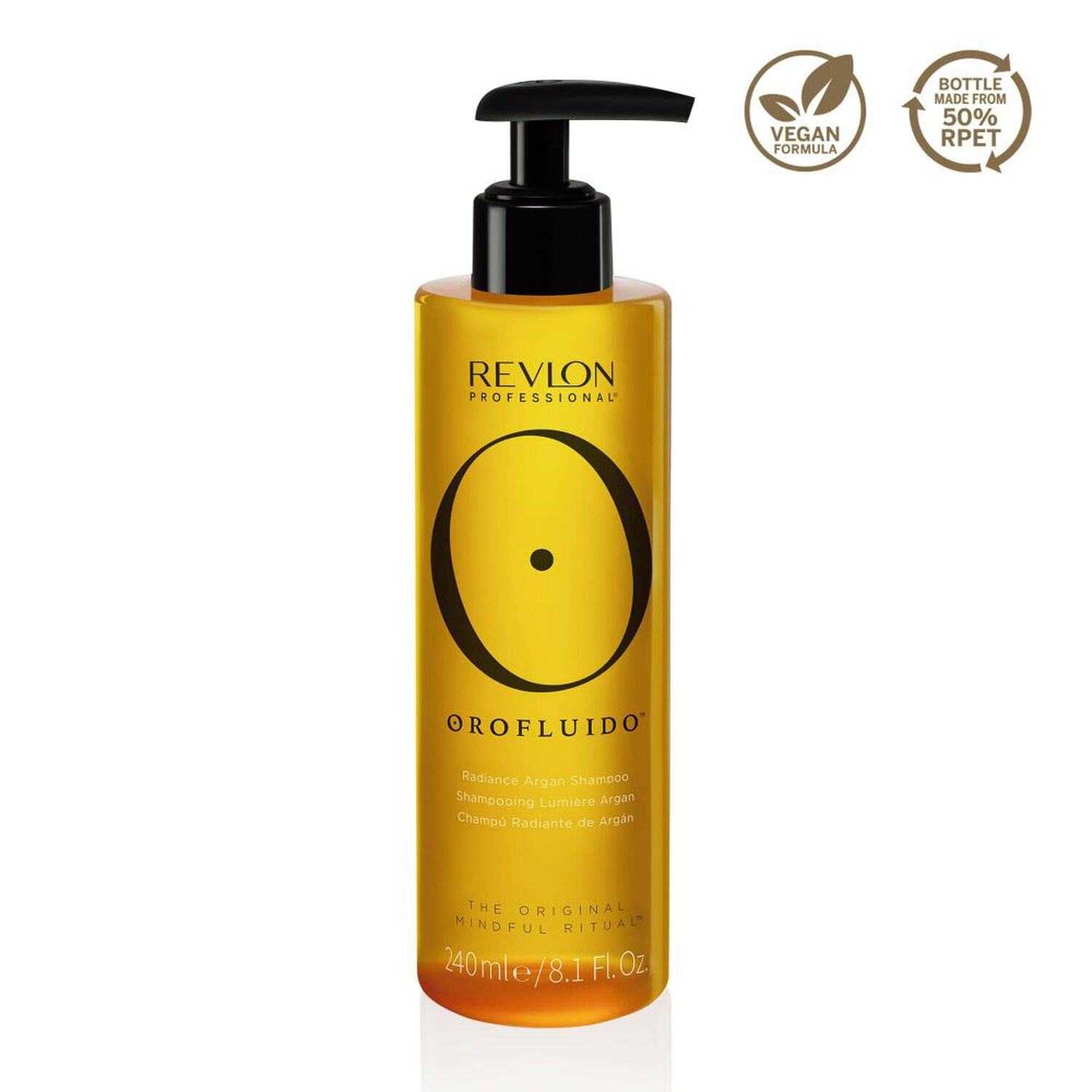 OROFLUIDO™ - Shampooing Lumière Argan - Cheveux Secs 240 ml