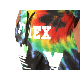 Costumi Pyrex Boxer Medio Tie Die Bianco Nero