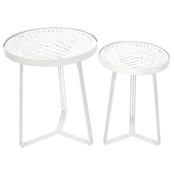 Table Gigogne Wild Blanc X2