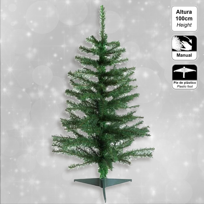 Elegante Arból de navidad verde 100 cm