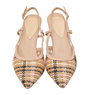 Decolletè con cinturino regolabile - tacco 8,5 cm