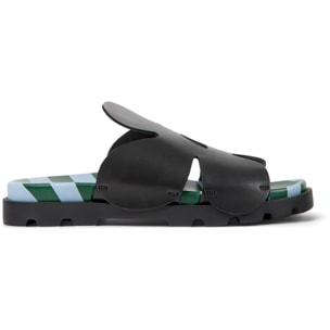 Sandalias - CAMPER Brutus Twins - Negro - Cuero liso