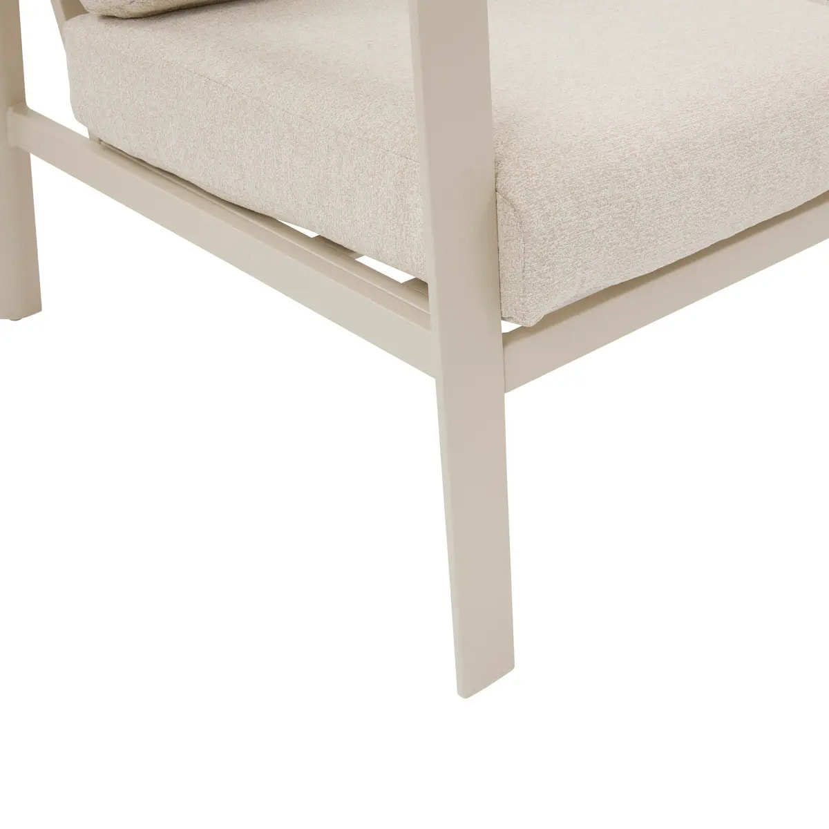 Canapé de jardin Luzane 2 places argile