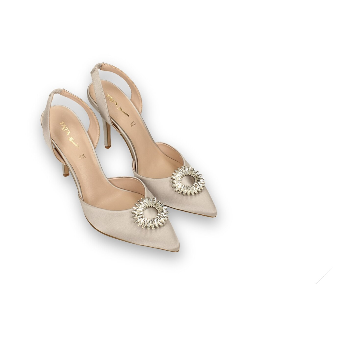 Décolleté sling back Donna Tata Italia Grigio