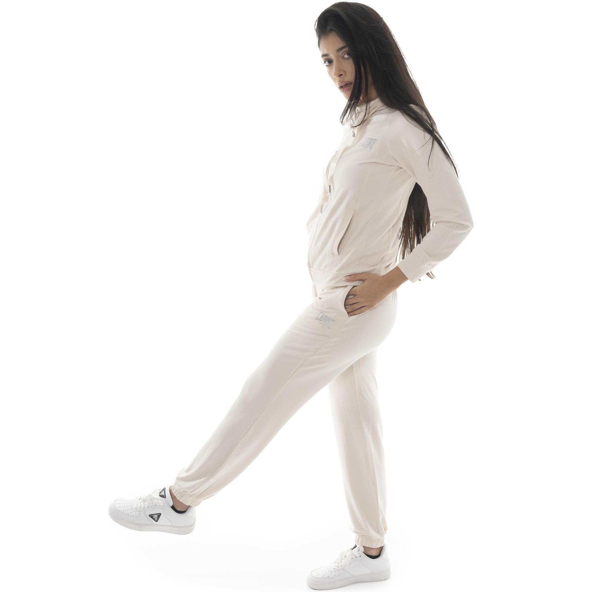 Pantalón de mujer Leone Spring Vibes de algodón sin forro polar