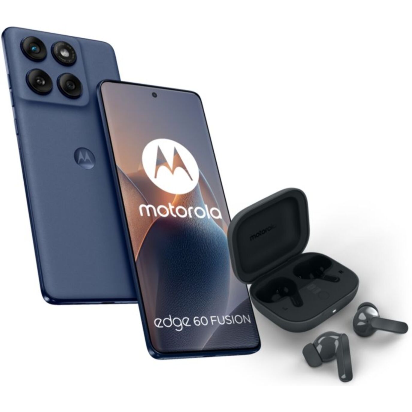 Smartphone MOTOROLA Pack Edge 60 Fusion 256Go + Buds 25 Noir