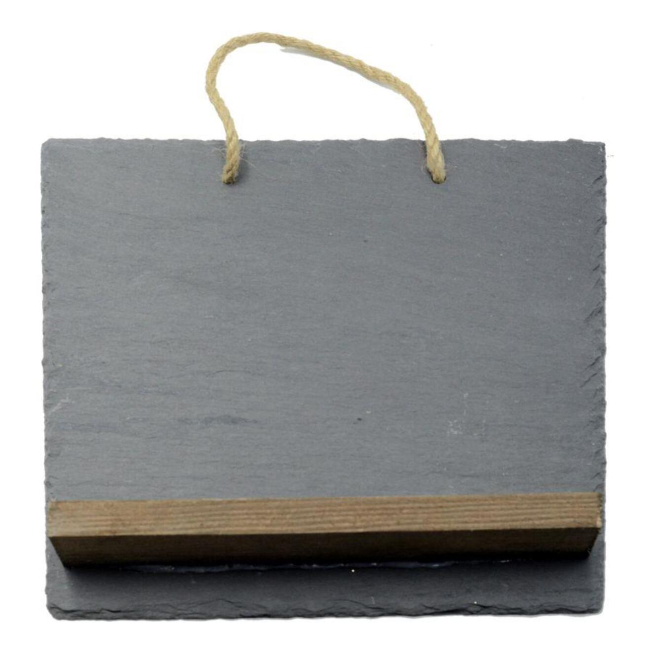 Lavagna in ardesia quadro cm25x25