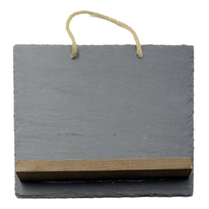 Lavagna in ardesia quadro cm25x25