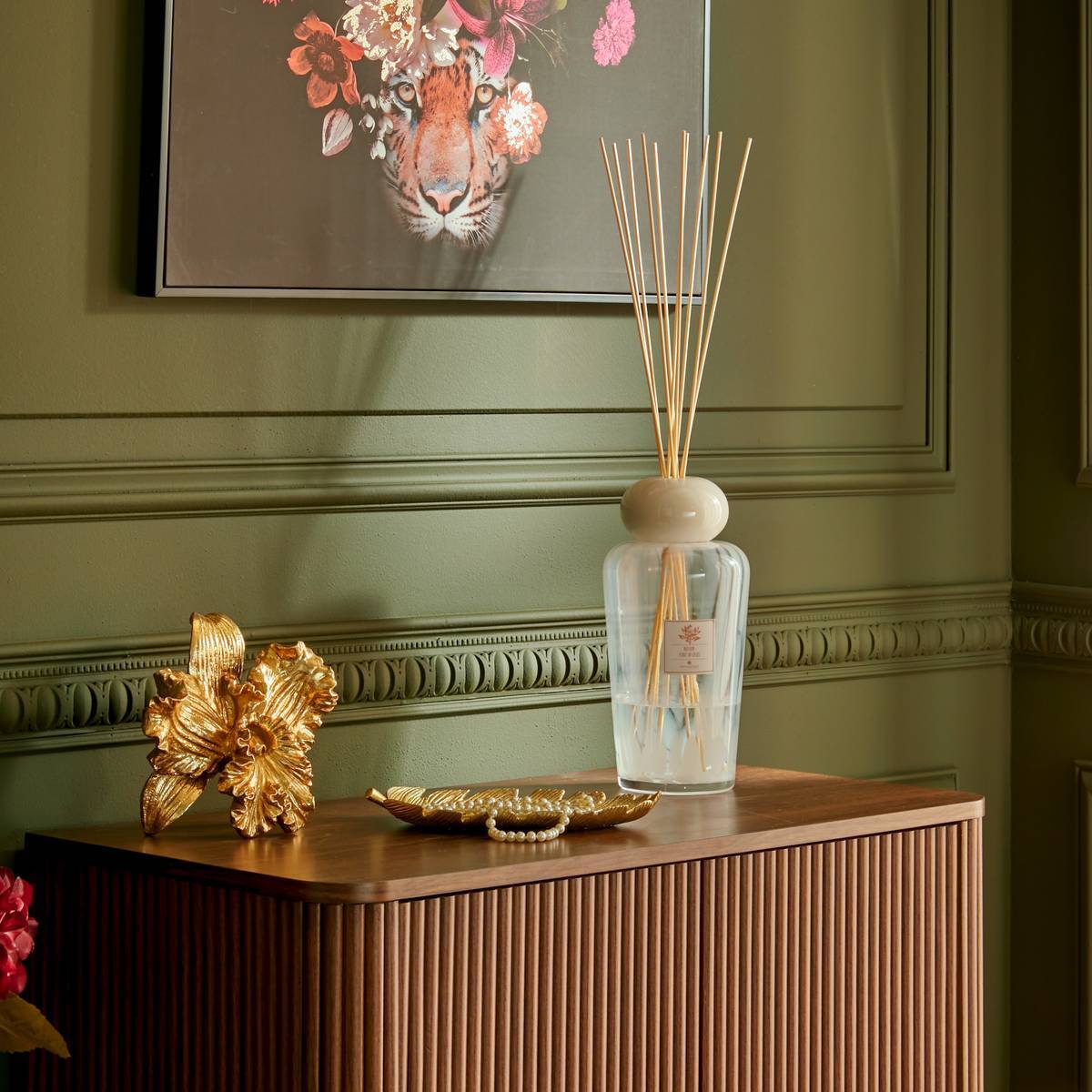 Diffuseur de parfum Belli 500ml verre lotus