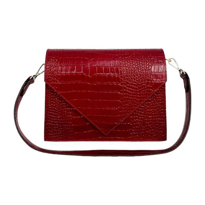 Bolso de hombro Cheval Firenze Penelope Rojo Oscuro