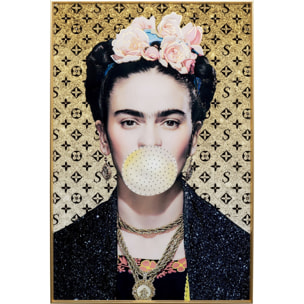 Tableau Frame artiste chewing-gum 80x120cm Kare Design