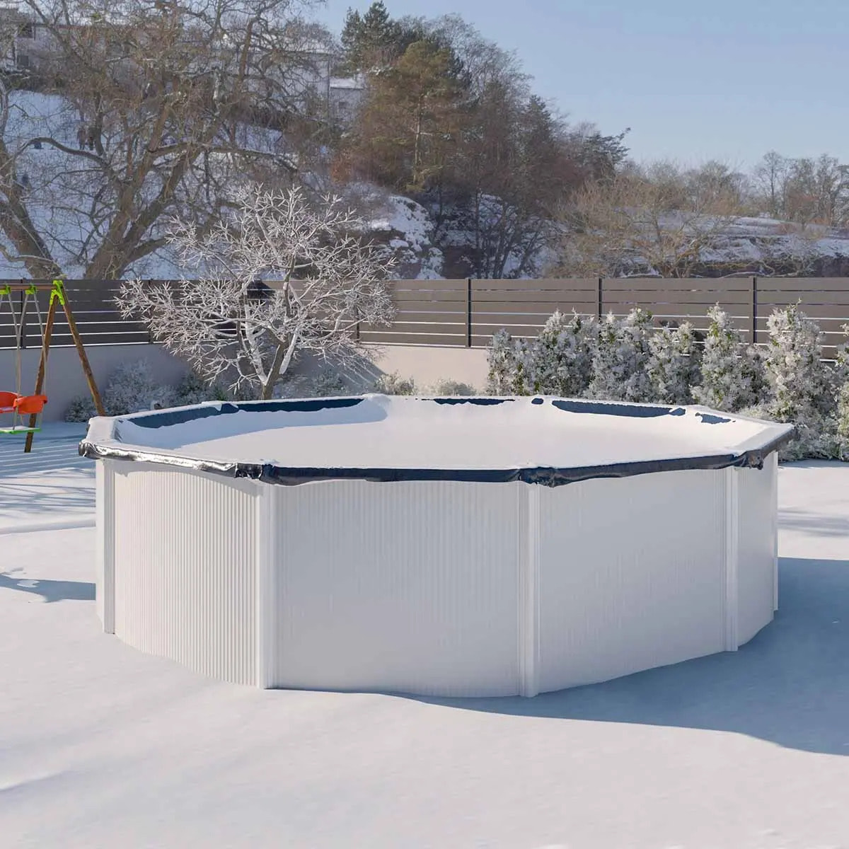 Bâche d'hivernage pour piscine ronde Diam 3,65 à 4,10 m