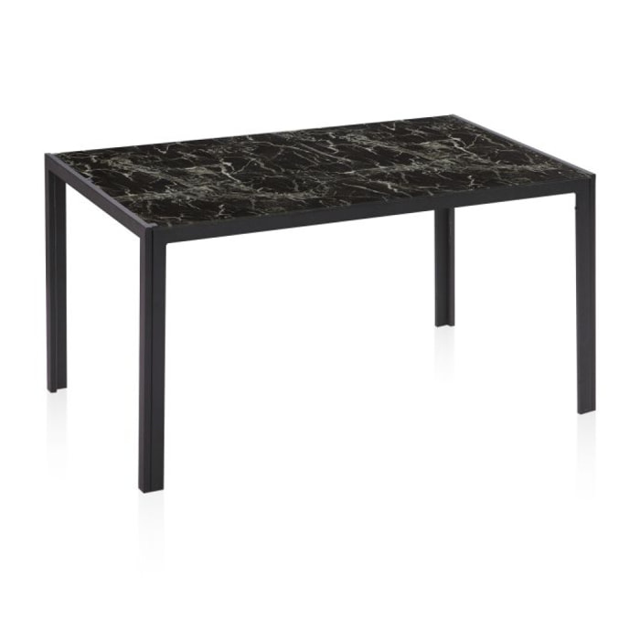 Mesa de comedor Lacey Mármol negro