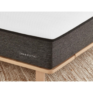 Colchón El Marmota Hybrid - Viscoelástica + Espuma Airsoft-Tech + Muelles ensacados - Altura ±24cm