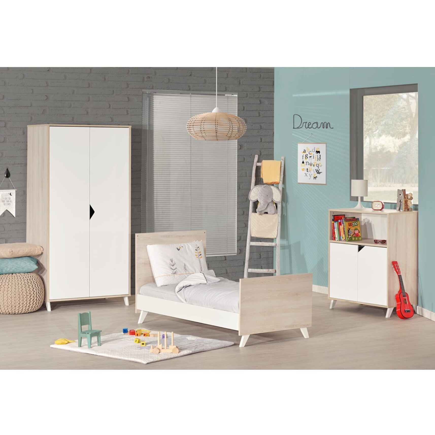 Lit bébé évolutif 140x70 - Little Big Bed en bois