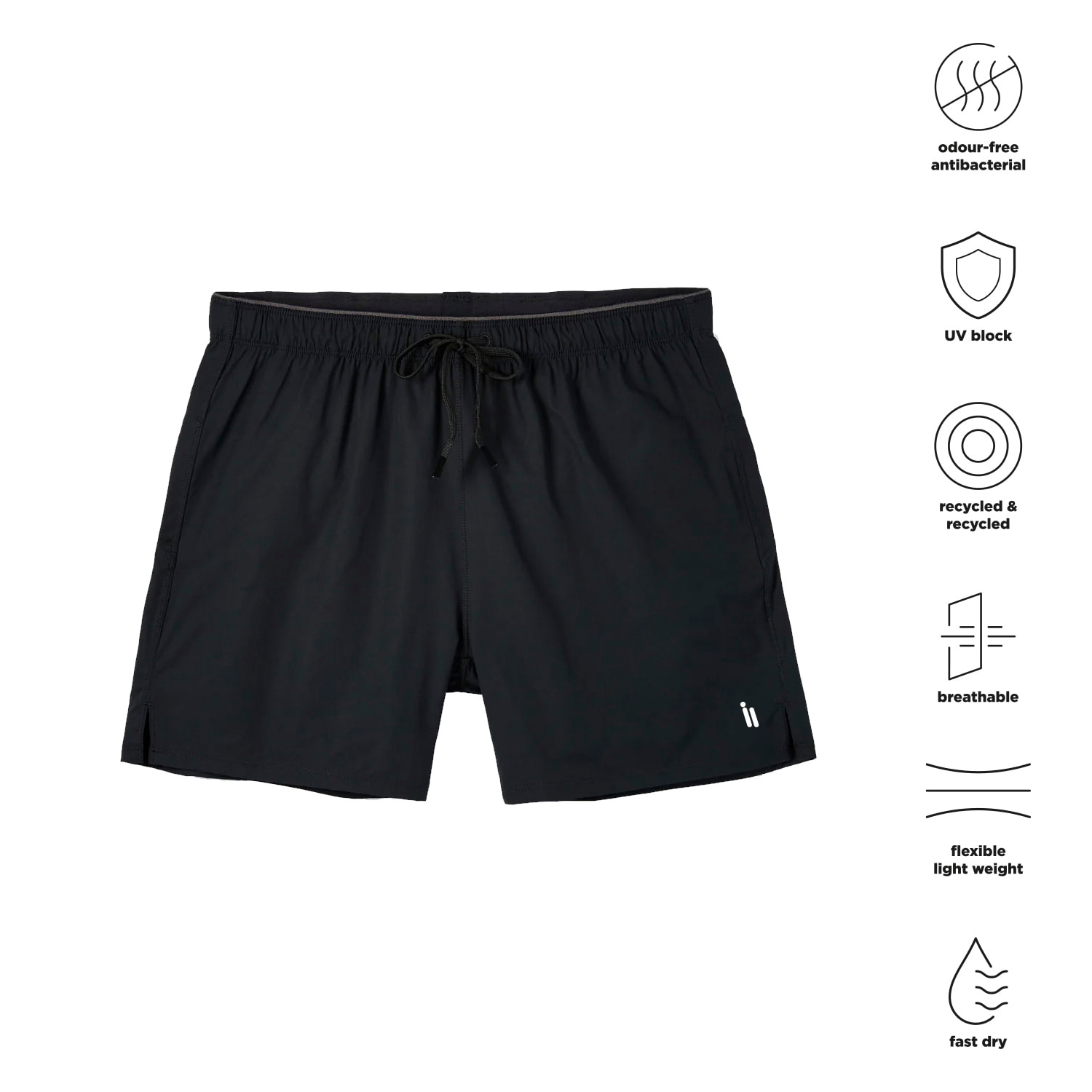 Shorts iwalk SprintPro Shorts en color Negro