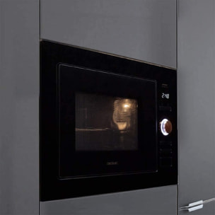 Microonde da incasso con piatto GrandHeat 2590 Built-in BlackRose Cecotec