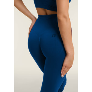 Leggings sportivi seamless a zampa con vita altissima