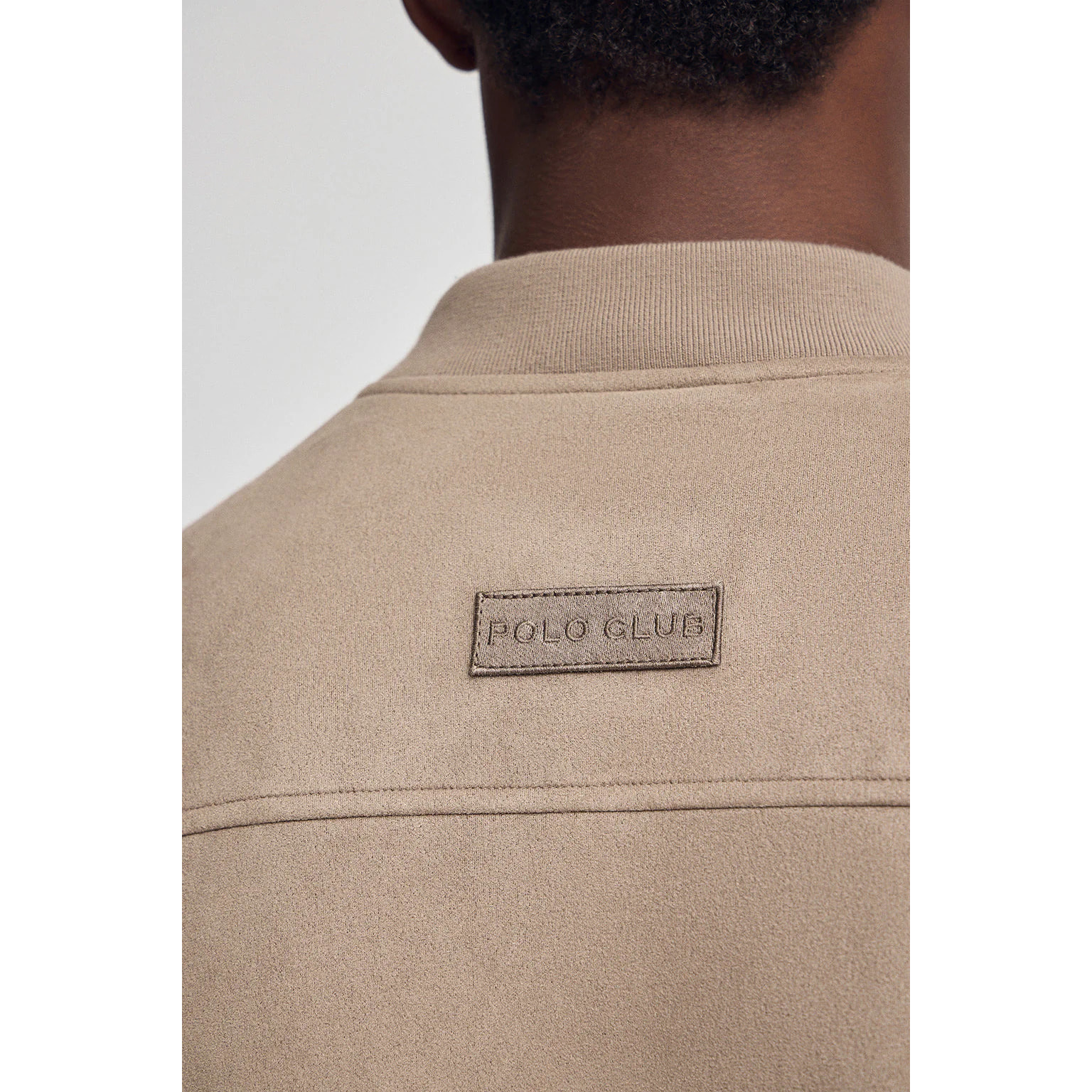 Chaqueta Carnegie camel con logo Polo Club