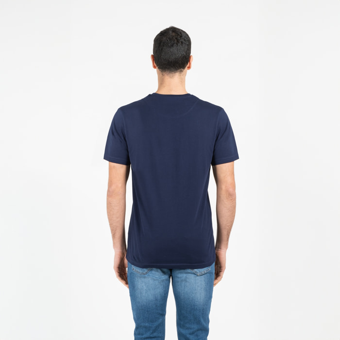 T-shirt jersey cotone organico con stampa narrow fit