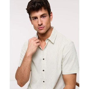 Camisa Manga Corta Verde - Tamesis