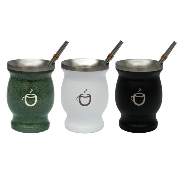 Coffret Maté - Calebasse et Bombilla en Inox