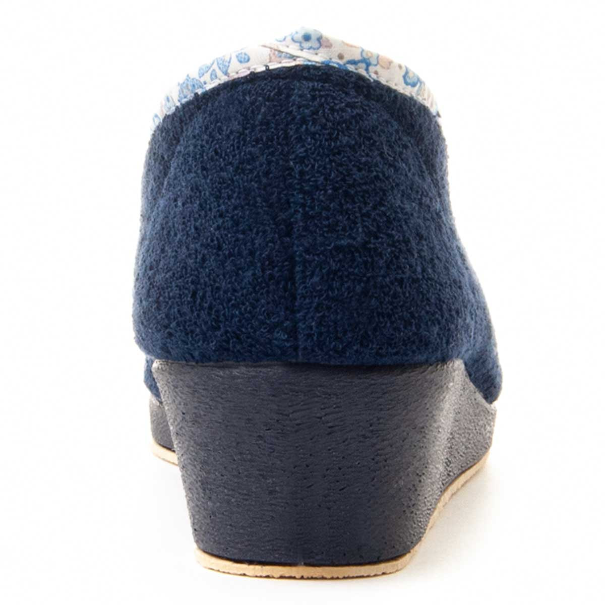 Slippers de Cuña - Azul - Altura: 4 cm