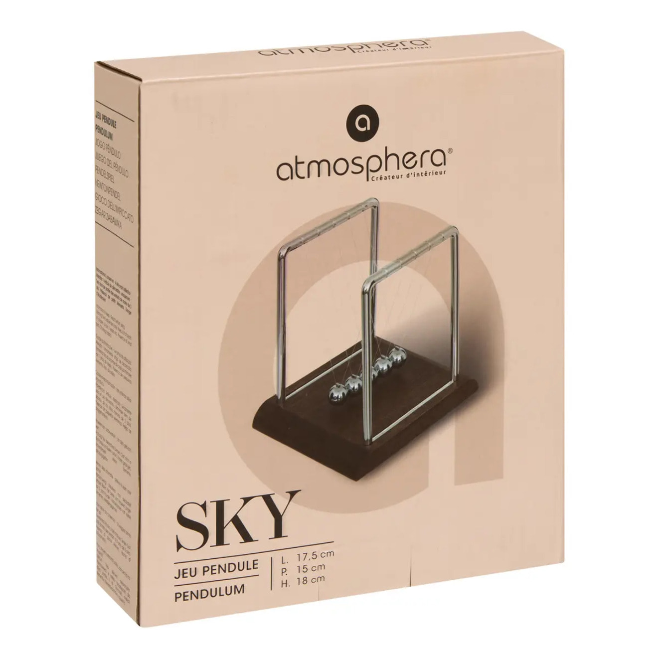 Jeu de pendule Sky H.18cm