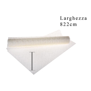 Bobina Bello. Lunghezza 822 Cm - Pezzi 1 - 822X53X0,1cm - Colore: Bianco - Bianchi Dino - Decorazioni Varie