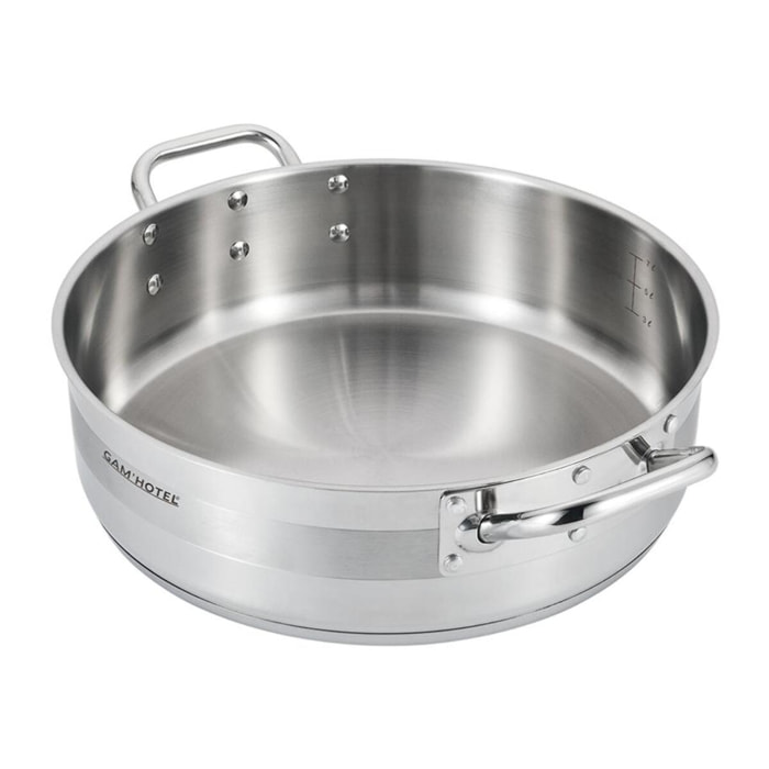 Sautoir inox 38x11cm induction