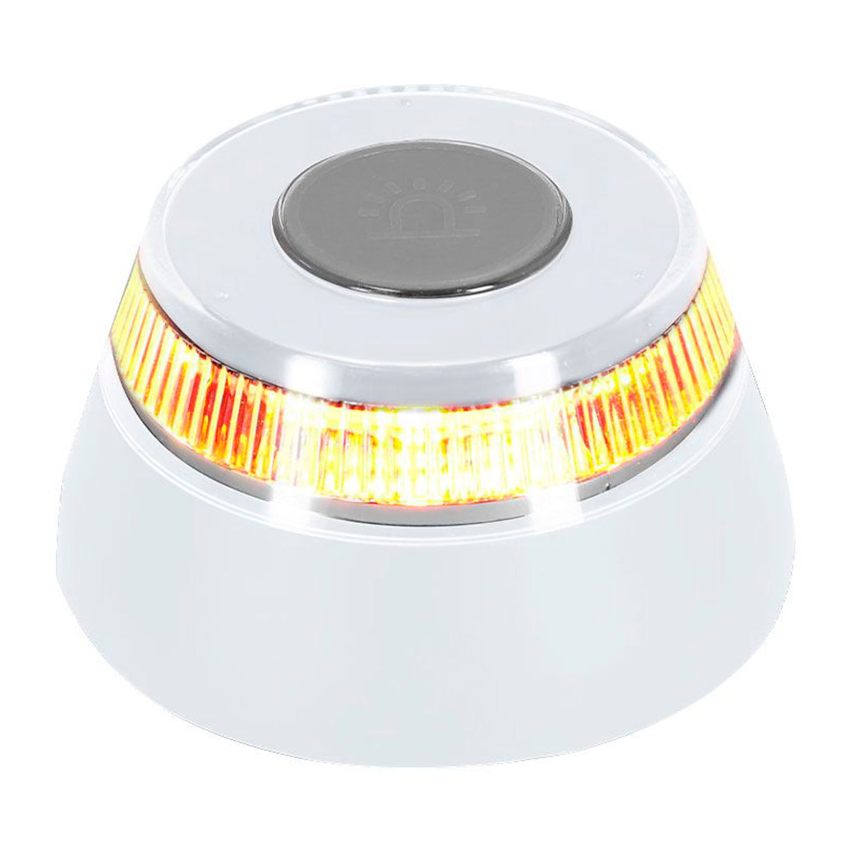 Baliza V16 geolocalizada Kershaw homologada DGT 3.0, LED ámbar 360°, 8 LEDs, visibilidad a 1km, resistente a agua y viento, pilas incluidas.